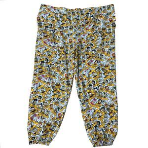 NWT Disney Donald Duck Insulated Draw String Pull On Loungewear Joggers Size 3XL